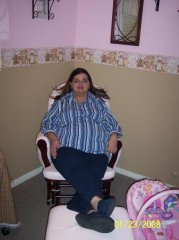 Relaxing before the baby comes.