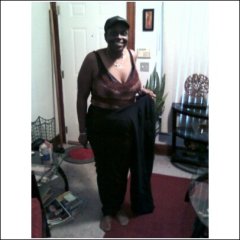 I am able to finally put both legs into one pant leg of my size 26 pants!