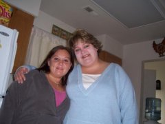 me on the left