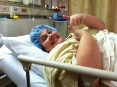 waiting to go into surgery