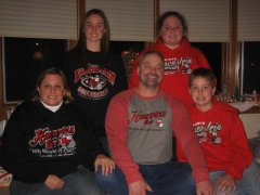 My family: bottom left hand corner.