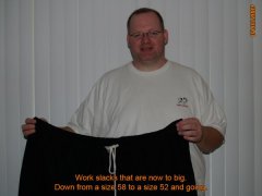 Old pants don't fit now.
(4 Months)