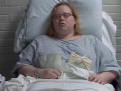 Asleeping quite a bit. Those ice packs were nice. They're still in my freezer, doh!