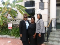 Me on the left 196lbs/other two are my sisters