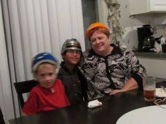 Silly time with Noah and Brandon