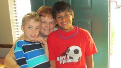 Mommy and the boys