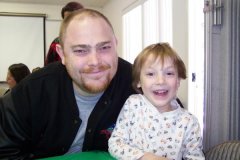 My  husband Terry & our littlest..Jonah