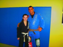 Me & Rafael after a hard training session. He's really not that orange HAHA. But i'm really that white from covering up all the time.

160lbs