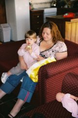 easter 2005. it was not long after I saw this photo with my daughter that I started researching lapband....