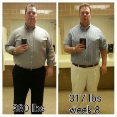 7.  VSG week 8, 317 lbs