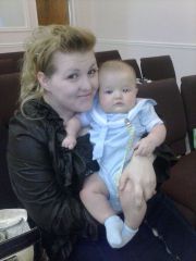 At church