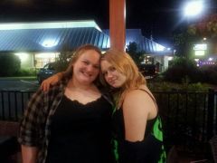 Me And abbie outside