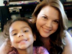 Kaylah and mommy 1/5/2013