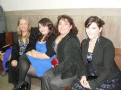 I'm the one in blue