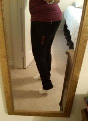 Sticker on just to show I'm not lying!!! lol from a size 20-22 to 16!! yay!!! Can't wait for size 12 again!