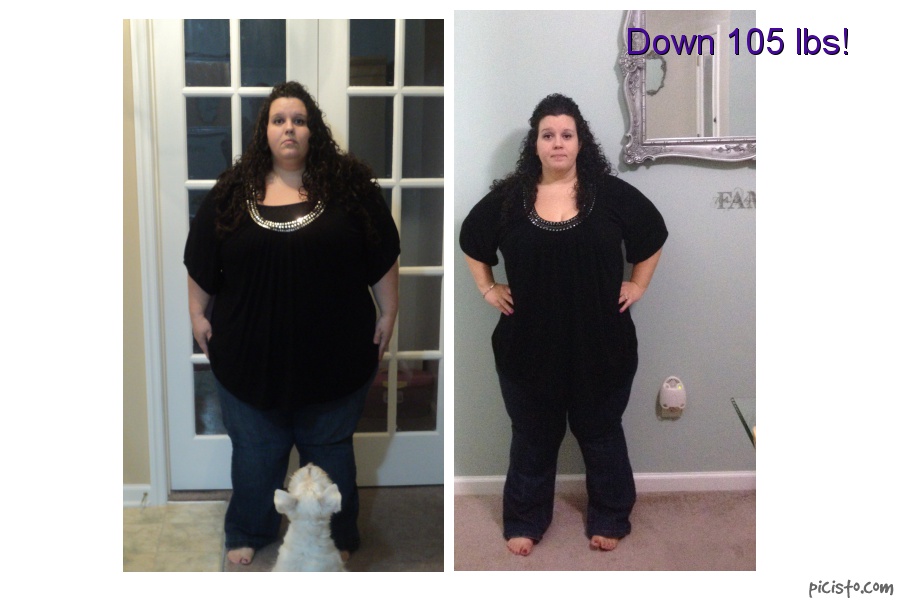 Down 105 lbs!