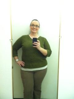 Fun times trying on new sizes.