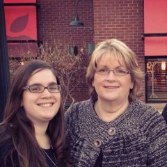 Me and my daughter at Christmas 2013