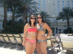 Im on the right! First bikini ever!