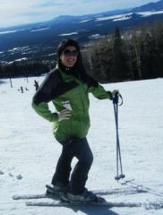 Skiing Jan. 2010