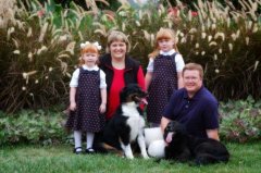 This was my family in the fall of 2007