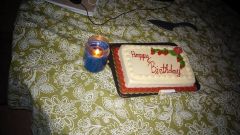 Cake and candle you say...