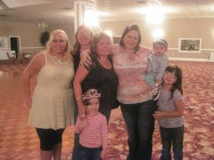 My family at our rehearsal  dinner.