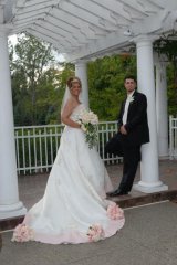 Jill and Ben on thier wedding