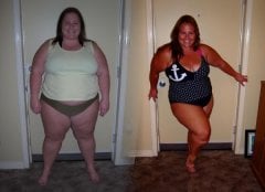 65 pounds lighter in this pic.  Weight is about 263.