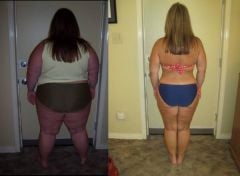 140 pounds down.  current weight...187.