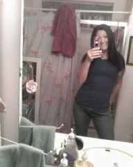 rockin my size 8 levi's ....like what???????????....lol
