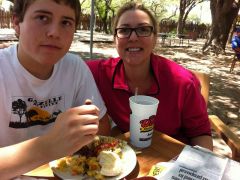 My son and me.