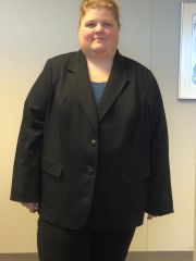 Swimming in my suit jacket