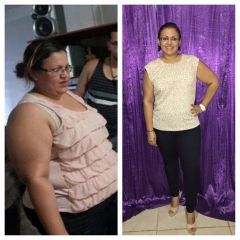 This is my recent before and after comparison.