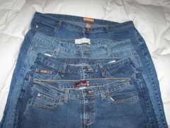 Jeans then and now:
24W
16
14P
11/12P
