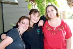 35 pounds lost- April 25, 2009
My daughter is in black and my cousin in blue....12 days after surgery and pretty wiped out still!!