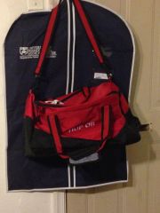 Mini garment bag & duffle bag courtesy of UPenn
