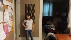 My youngest daughter in her "sassy" pose