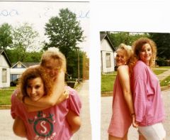 me and heather in high school