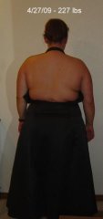 I want this dress to be loose on me eventually, but for now, i