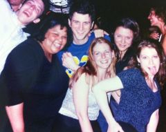 My old crew - I have no idea what I weighed but I look pretty big
