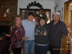 My family before my surgery at Christmas.