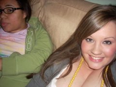 Again, I love how my clevage ends at my neck.... hmmm... lol, April 2008