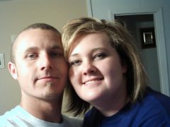 my skinny husband and me. i hope to be there in wieght with him one day.