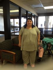 May 20, 2015 Day of surgery - Front View