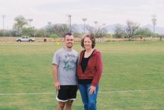 With my son in AZ
April, 2009