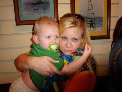 Me and my baby when Daddy got home