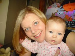 Me and my daughter. She's about 3 months old and I look amazing!
