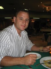 at dinner
