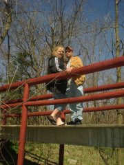 2009 Victor and I at the park, I have already started to loose weight here.